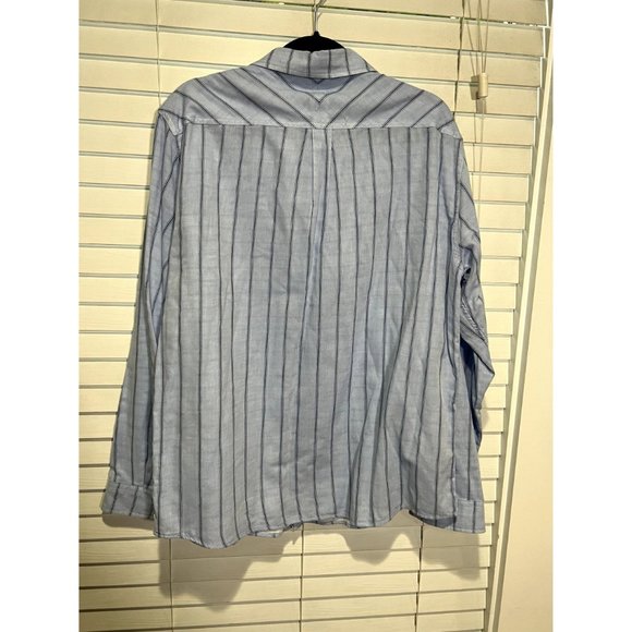 Carbon 2 Cobalt Long Sleeve Button Up Shirt -‎ Size L - Picture 4 of 4